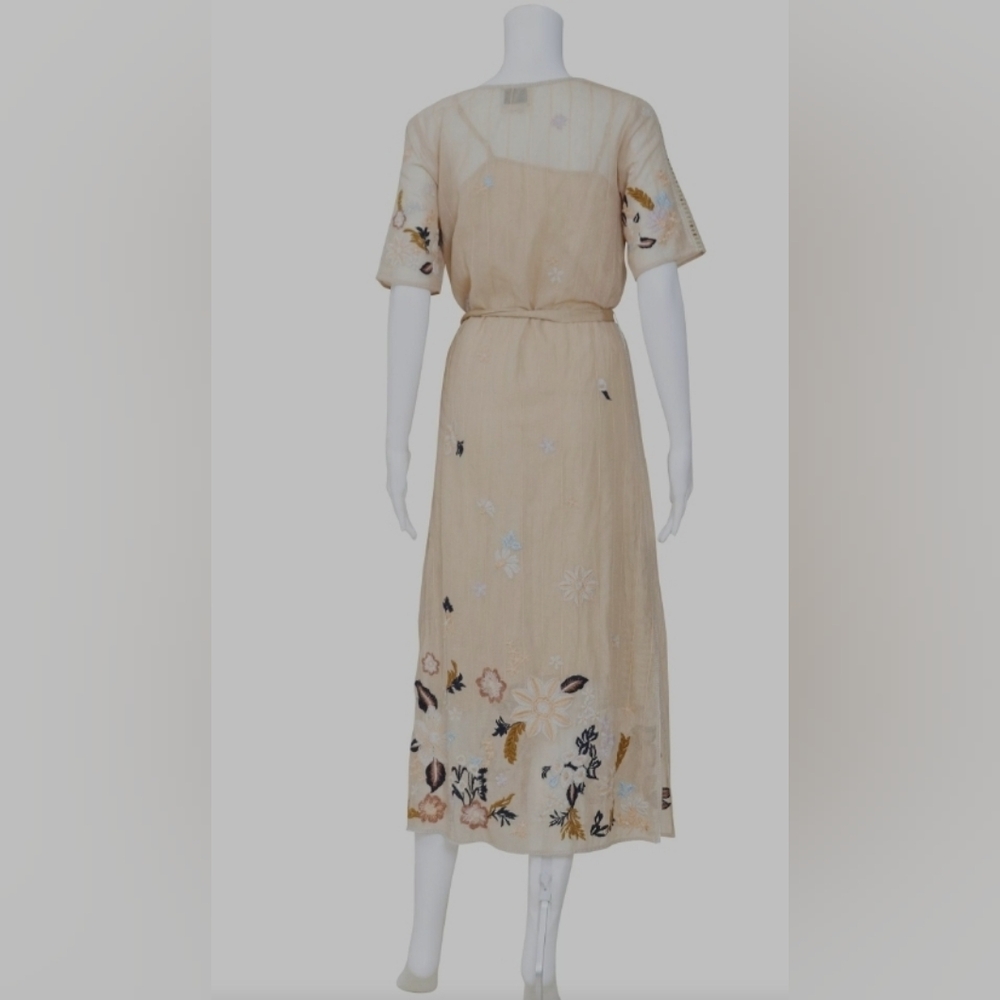 Forte Forte Maxi Dress Cotton & Viscose 18 Inches Ptp Small/Medium - Picture 4 of 7